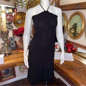 VLVWATV PREOWNED SZ S  Elegant Black Halter beach summer Dress